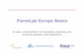 PlanetLab Europe Basics