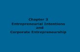 Chapter 3 Entrepreneurial Intentions and Corporate ...