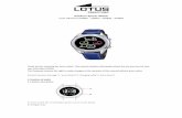 Outdoor Sports Watch User Manual 50006 - 50007- 50008 - 50009
