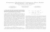 Frequency-Modulated Continuous-Wave Radar Rangeﬁnder and ...