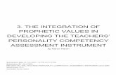 ASSESSMENT INSTRUMENT PERSONALITY COMPETENCY …