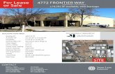 For Lease 4772 FRONTIER WAY or Sale • CALIFORNIA