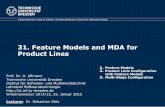 31. Feature Models and MDA for Product Lines