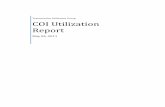 Transmission Utilization Group COI Utilization Report