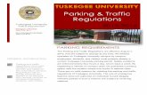 Parking & Traffic Regulations - Tuskegee University