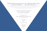 HME Management in Mega Mining: Sishen Mine – South Africa
