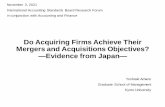 Do Acquiring Firms Achieve Their Mergers and Acquisitions ...