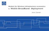 Models for Wireless Infrastructure economics Mobile ...