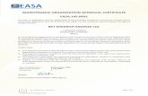 EASA Certificate - Bet Shemesh Engines Ltd
