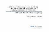 UC for Enterprise (UCE) Application Platform (UNIVERGE ...