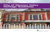 City of Moonee Valley Heritage Guidelines