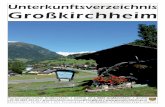 Unterkunftsverzeichnis Großkirchheim