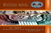 NLRB FY 2013 Performance and Accountability Report