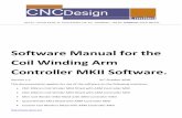 Software Manual for the Coil Winding Arm Controller MKII ...
