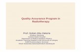 Quality Assurance Program in Radiotherapy formatiert