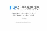 Reading Inventory Software Manual