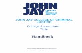 Handbook - John Jay College of Criminal Justice