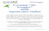 Creating “3D- Frogger” With AgentCubes Online