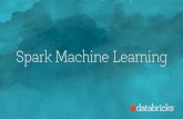 Spark Machine Learning - GitHub Pages