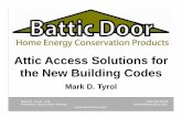 Attic Access Solutions for the New Building Codes