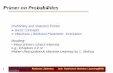 Primer on Probabilities and Statistics