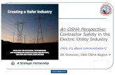 An OSHA Perspective: Contractor Safety in the Electric ...
