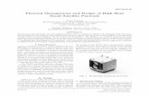 Thermal Management and Design of High Heat Small Satellite ...