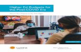 Higher Ed Budgets for the Post-COVID Era