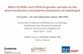 Effect of PON1 and CYP2C19 genetic variants on the
