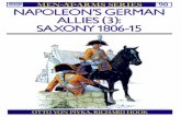 MILITARY NAPOLEON'S GERMAN ALLIES (3): SAXONY1806-15