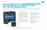 EP10 MULTI-PROTOCOL HF RFID MODULE