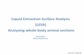 Liquid Extraction Surface Analysis (LESA) Analyzing whole ...