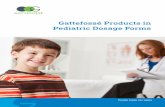Gattefossé Products in Pediatric Dosage Forms