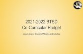 Co-Curricular Budget 2021-2022 BTSD