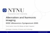 Aberration and harmonic imaging