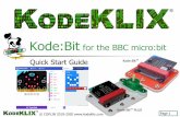 Kode:Bit for the BBC micro:bit - KodeKLIX