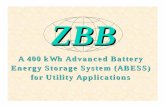 A 400 kWh Advanced Battery Energy Storage System (ABESS ...