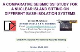 Ghiocel - Comparative Seismic SSI Study for a Nuclear ...