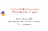 Higher-Order Functional Programming in Java