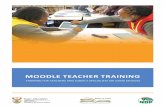Moodle Teacher Training - Department of Basic Education
