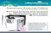 Aquarium External Filters EF1 EF2 EFX