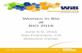 Women In Bio at BIO 2016