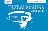 Pierre de-Coubertin SCHÜLERPREIS 2021
