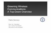 Greening Wireless Communications: A Top-Down Overview