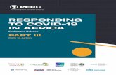 RESPONDING TO COVID-19 IN AFRICA - Prevent Epidemics
