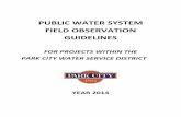 WATER SYSTEM FIELD OBSERVATION GUIDELINES rv05302014