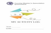 MY ACTIVITY LOG - qcwa.org.au