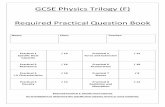 GCSE Physics Trilogy (F) Required Practical Question Book