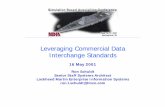 Leveraging Commercial Data Interchange Standards