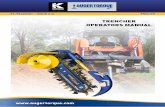 TRENCHER OPERATORS MANUAL - Earth Drill and Trencher ...